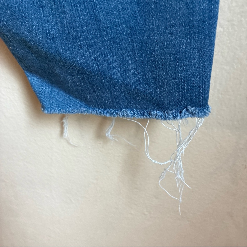 Express High Rise Blue Jeans with Button-Fly - Picture 7 of 9